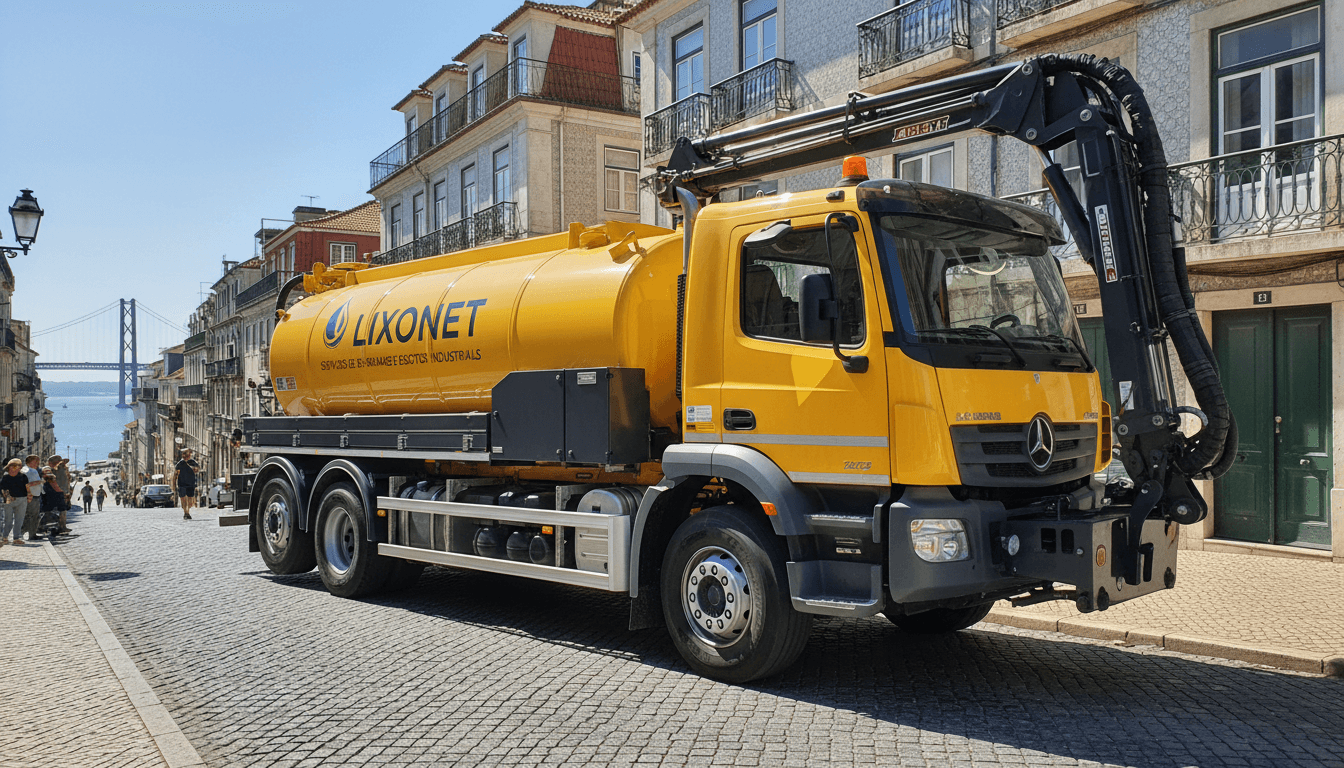 Camião de aspiração M. Freire Desentope